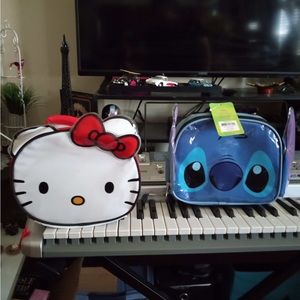 NEW LUNCH BAGS HELLO KITTY & STITCH